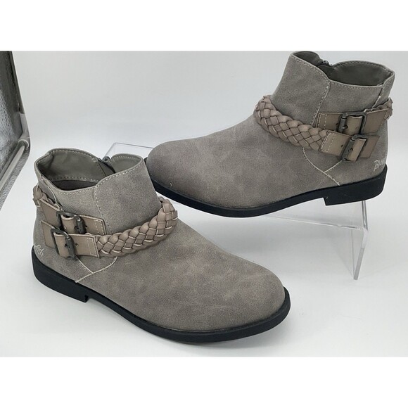 Blowfish Shoes - Blowfish Malibu Keepsake Ankle Boot Sz 4 M Gray Girls Zipper